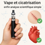 Vape et cicatrisation : enfin analyse scientifique simple Impact de la vape et la nicotine sur la cicatrisation et le coeur